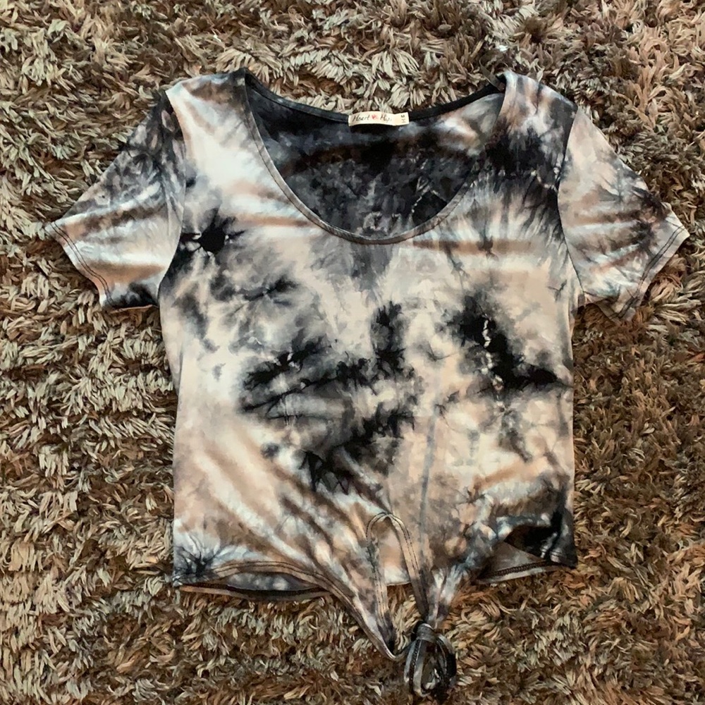 Cropped tie-dye shirt, size medium women’s.